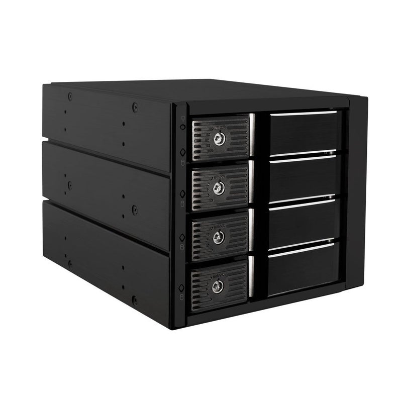Kingwin SSHD Hard Drive Enclosure Internal Four Mobile Rack For 3.5â€ Solid State Drive/HDD, SATA Enclosure, Support SATA I/II/III & SAS I/II 6 Gbps - Image 1